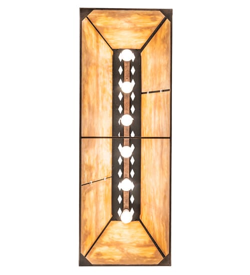 6 Light 48" Wide Billiard Linear Pendant