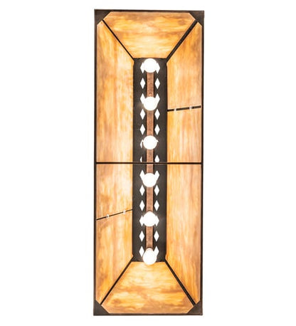 6 Light 48" Wide Billiard Linear Pendant