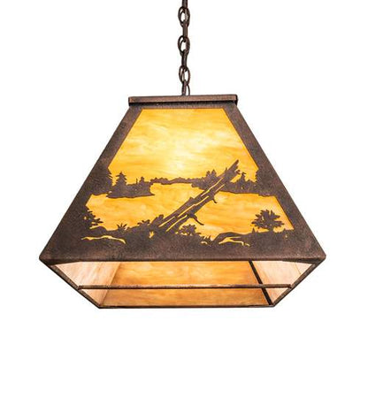6 Light 48" Wide Billiard Linear Pendant
