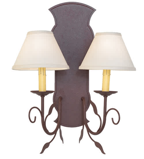 2 Light 20" Tall Wall Sconce