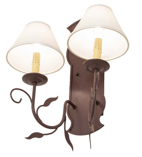 2 Light 20" Tall Wall Sconce