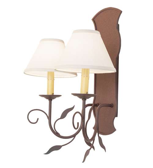 2 Light 20" Tall Wall Sconce