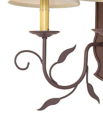 2 Light 20" Tall Wall Sconce