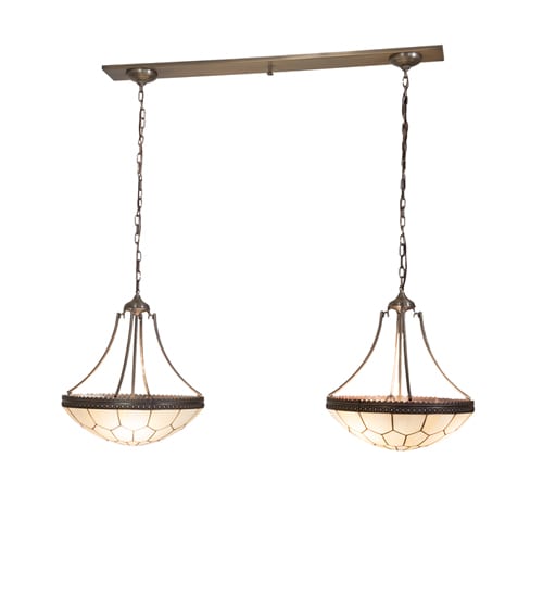 6 Light 56" Wide Linear Pendant