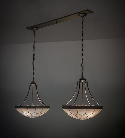 6 Light 56" Wide Linear Pendant
