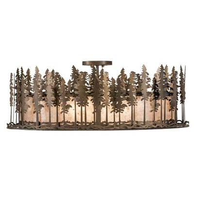 Tall Pines 6 Light 48" Wide Semi-Flush Ceiling Fixture