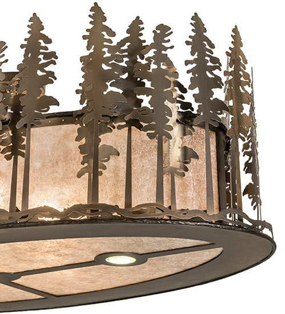 Tall Pines 6 Light 48" Wide Semi-Flush Ceiling Fixture