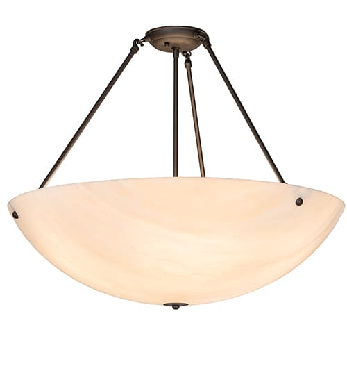 Cypola 5 Light 27" Wide Semi-Flush Bowl Ceiling Fixture