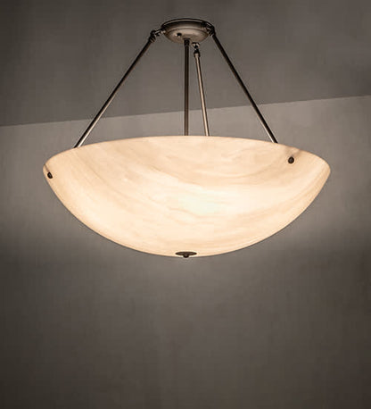 Cypola 5 Light 27" Wide Semi-Flush Bowl Ceiling Fixture