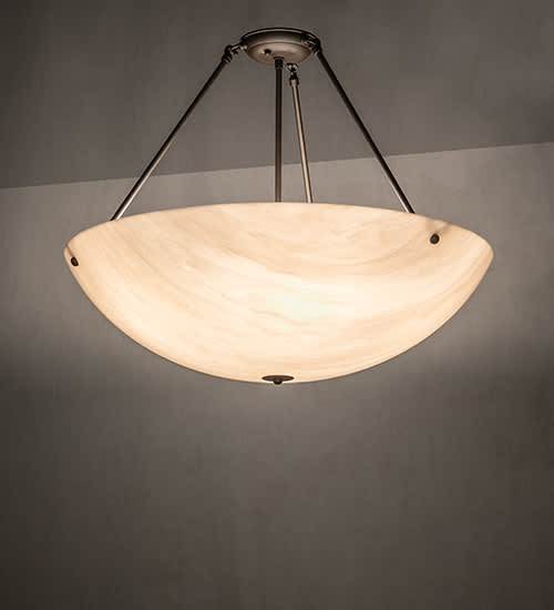 Cypola 5 Light 27" Wide Semi-Flush Bowl Ceiling Fixture