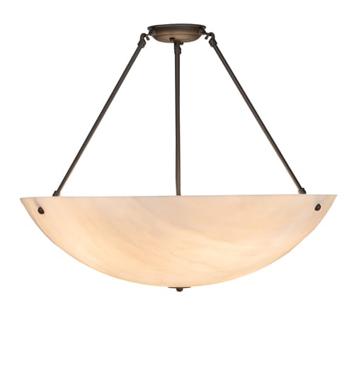 Cypola 5 Light 27" Wide Semi-Flush Bowl Ceiling Fixture