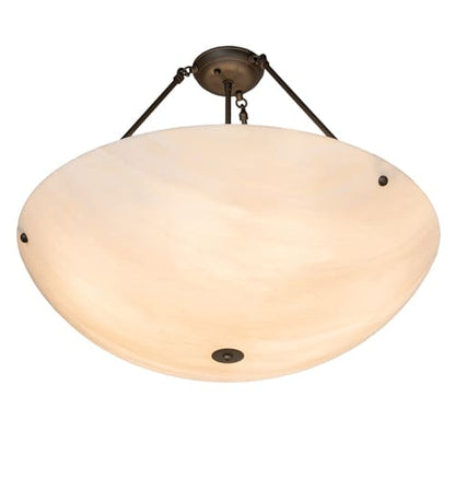 Cypola 5 Light 27" Wide Semi-Flush Bowl Ceiling Fixture