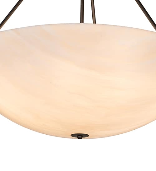 Cypola 5 Light 27" Wide Semi-Flush Bowl Ceiling Fixture