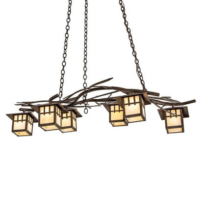 Long Winter Solstice 6 Light 36" Wide Linear Chandelier