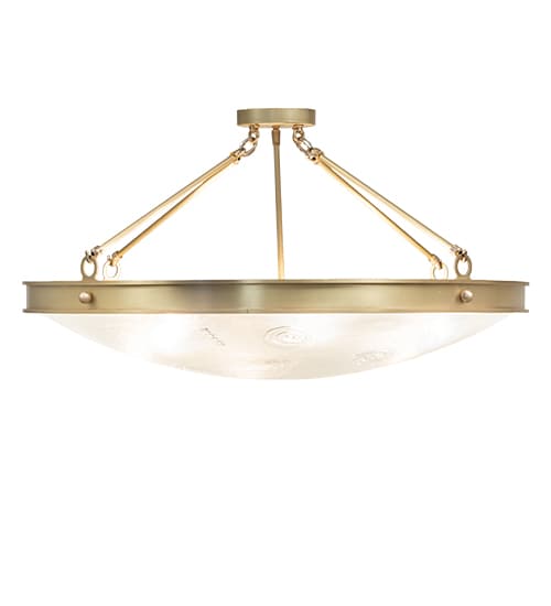 Metro Fusion 6 Light 32" Wide Semi-Flush Bowl Ceiling Fixture