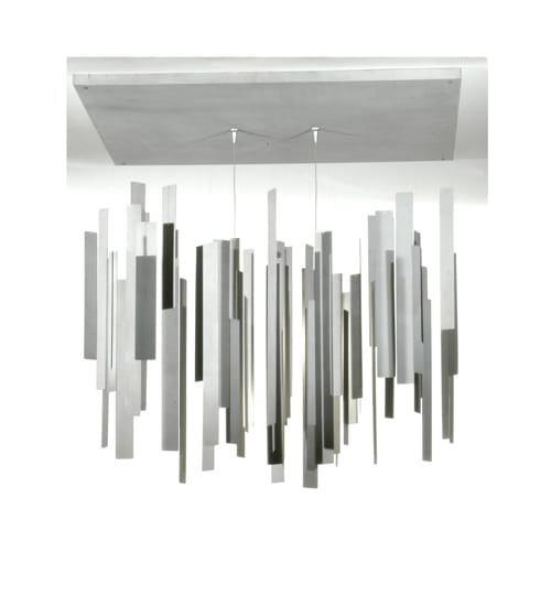 Feng Shui 2 Light 51" Wide Semi-Flush Ceiling Fixture