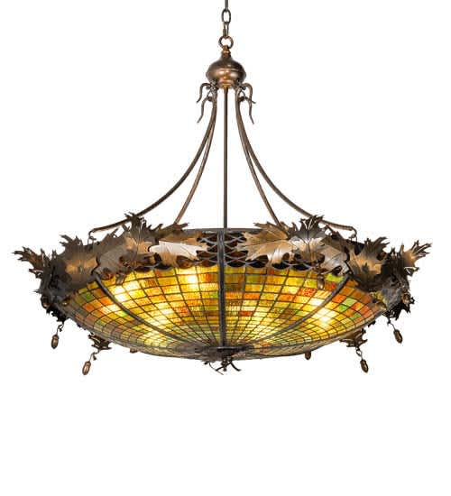 Greenbriar Oak 6 Light 42" Wide Pendant