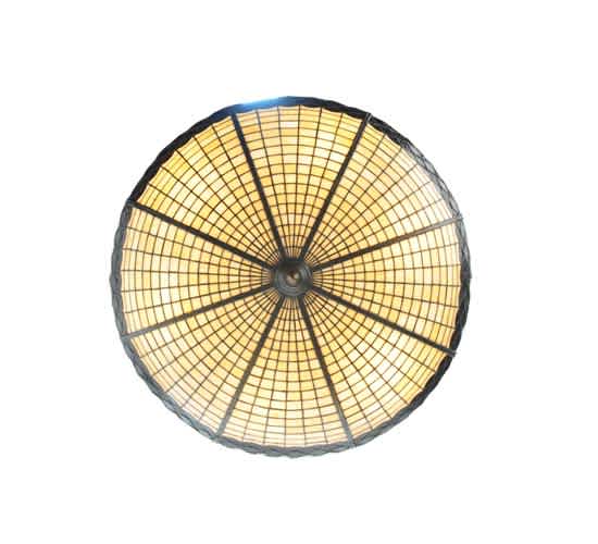 Greenbriar Oak 6 Light 36" Wide Semi-Flush Bowl Ceiling Fixture