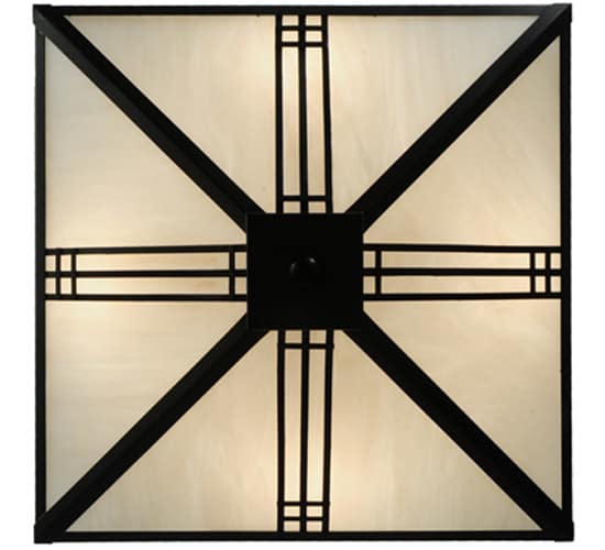 Prairie Loft 4 Light 25" Wide Semi-Flush Ceiling Fixture