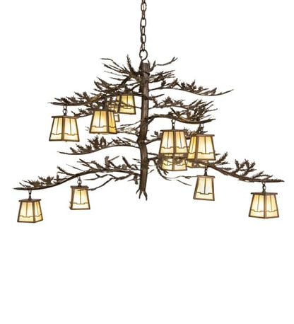 Pine Branch Valley View 12 Light 36" Wide Chandelier