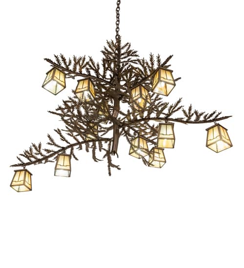 Pine Branch Valley View 12 Light 36" Wide Chandelier