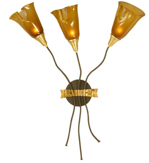 Wilmington 3 Light 33" Tall Wall Sconce