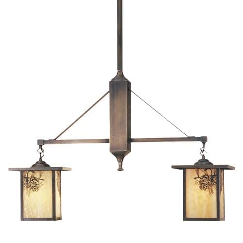 Hyde Park 2 Light 9" Wide Linear Pendant