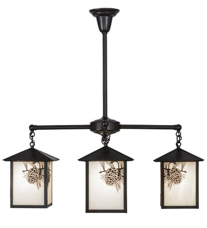 Seneca Winter Pine 4 Light 32" Wide Chandelier