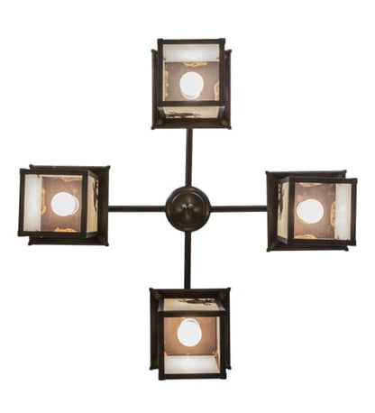 Seneca Winter Pine 4 Light 32" Wide Chandelier