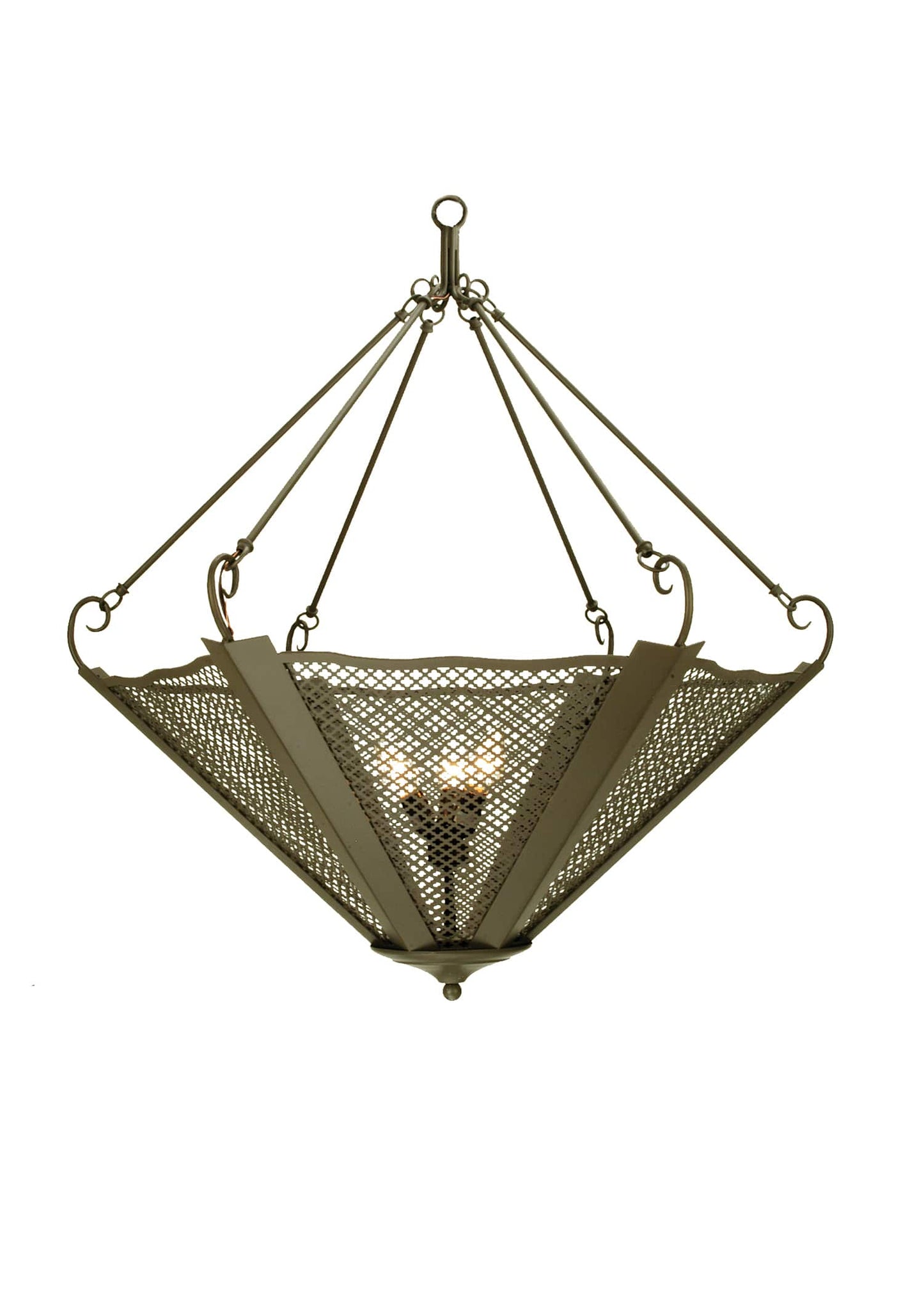 38" W Umbrella Inverted Pendant