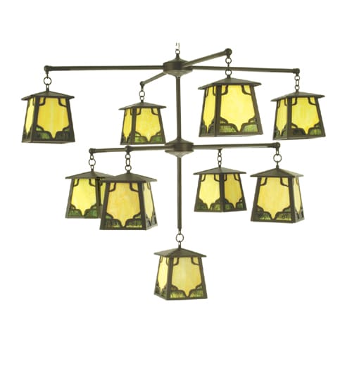 Kirkpatrick 9 Light 55" Wide Chandelier