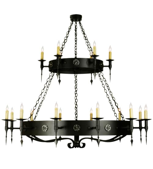 Warwick 18 Light 66" Wide Taper Candle Style Chandelier