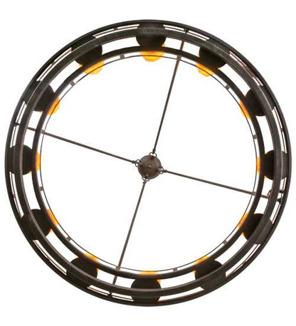Barbury 12 Light 32" Wide Pillar Candle Style Chandelier
