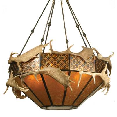 Antlers 8 Light 50" Wide Pendant