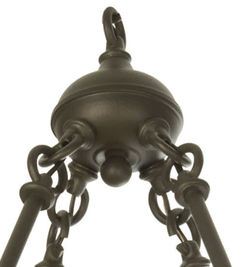 Barbury Barbed Wire 18 Light 48" Wide Wrought Iron Candle Style Chandelier