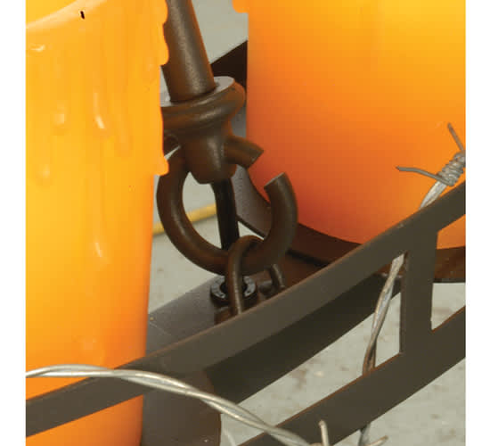 Barbury Barbed Wire 18 Light 48" Wide Wrought Iron Candle Style Chandelier