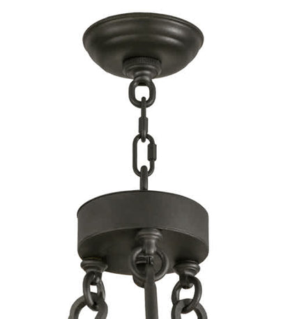 Deina 30 Light 60" Wide Wrought Iron Candle Style Chandelier