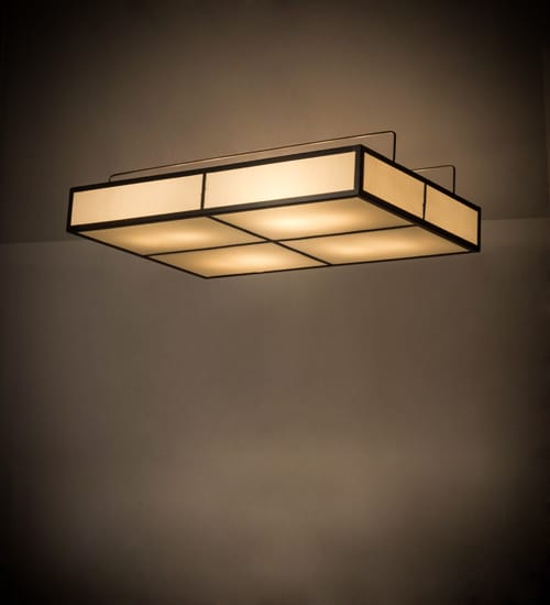 Kyoto 8 Light 45" Wide Semi-Flush Square Ceiling Fixture