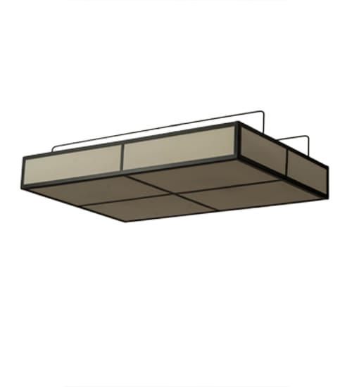 Kyoto 8 Light 45" Wide Semi-Flush Square Ceiling Fixture