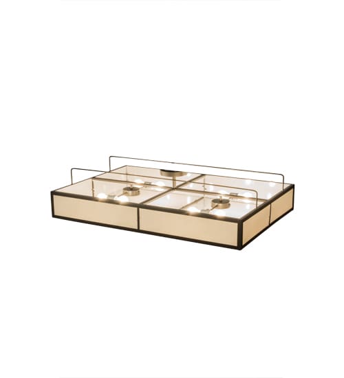 Kyoto 8 Light 45" Wide Semi-Flush Square Ceiling Fixture