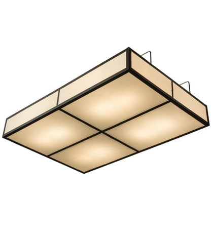 Kyoto 8 Light 45" Wide Semi-Flush Square Ceiling Fixture