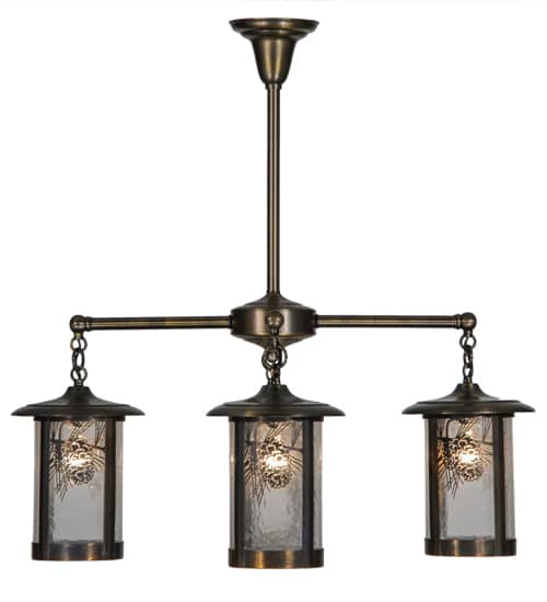 Fulton Winter Pine 4 Light 30" Wide Chandelier