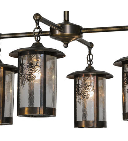 Fulton Winter Pine 4 Light 30" Wide Chandelier