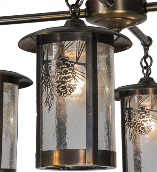 Fulton Winter Pine 4 Light 30" Wide Chandelier