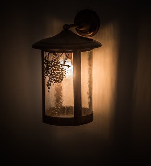Fulton Winter Pine 17" Tall Wall Sconce