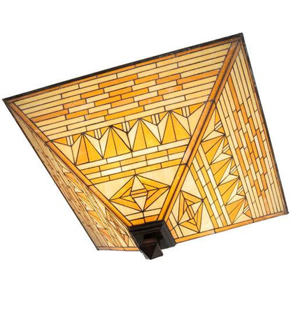 Valencia Mission 4 Light 41" Wide Flush Mount Ceiling Fixture