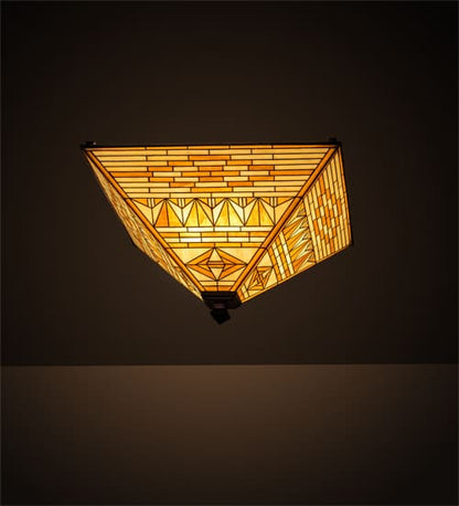 Valencia Mission 4 Light 41" Wide Flush Mount Ceiling Fixture