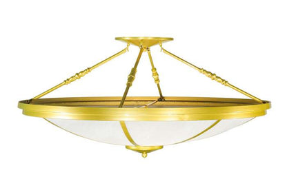 Commerce 8 Light 46" Wide Semi-Flush Bowl Ceiling Fixture