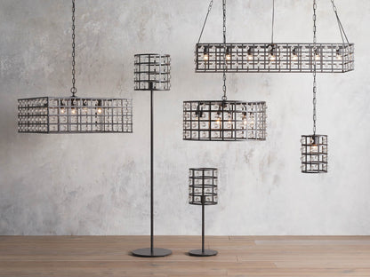 Milano Crystal Cage Chandelier
