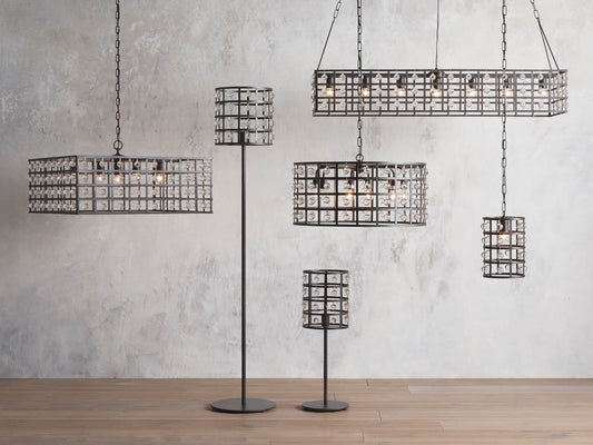 Milano Crystal Cage Chandelier